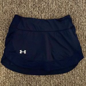 women’s under armour navy blue golf/tennis skirt size xs
